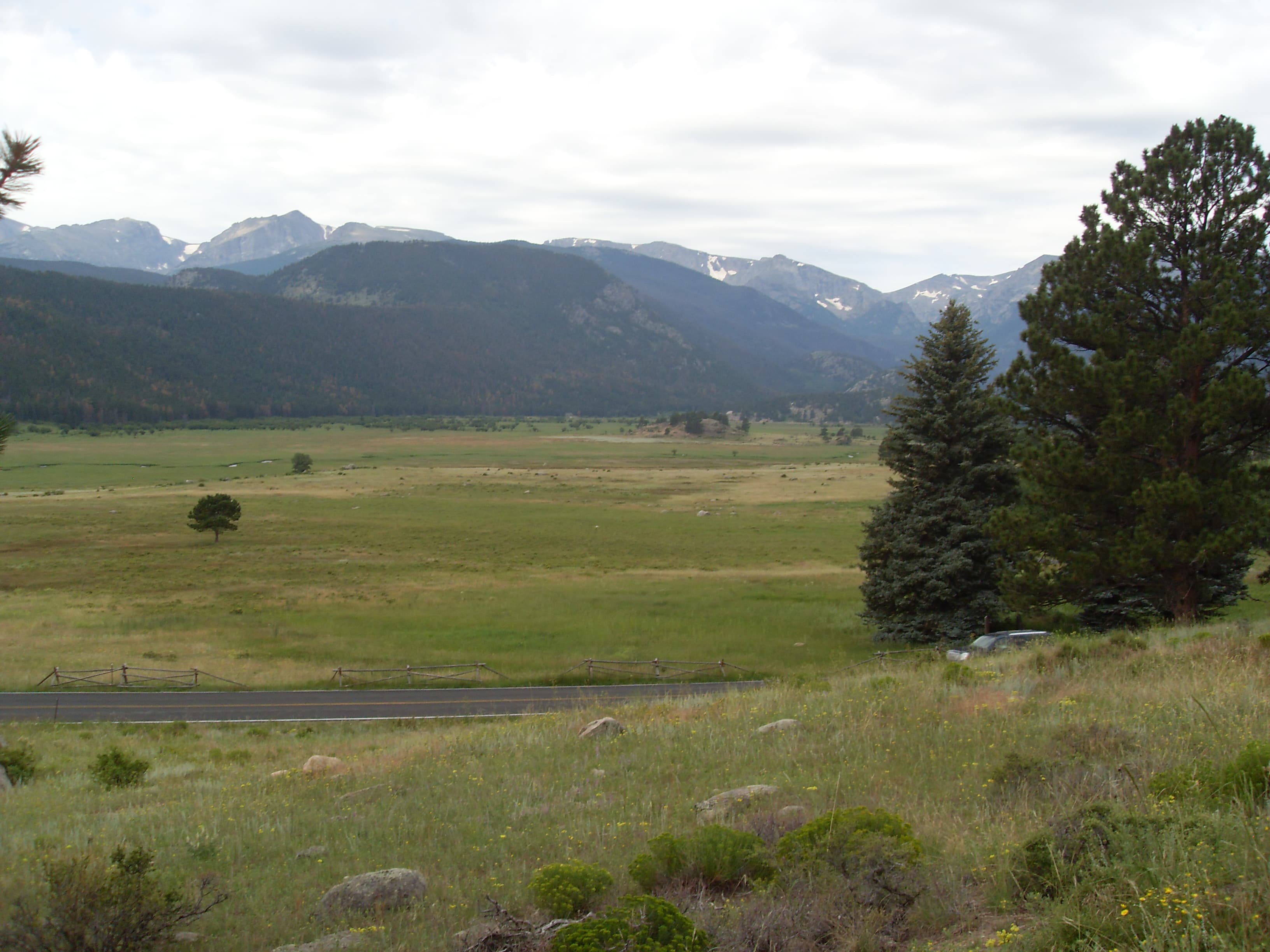 Big Thompson River in Moraine Park inside Rocky Mountain National Park