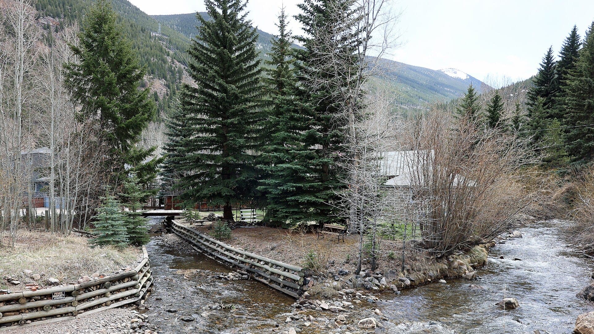 Clear Creek water or watershed scenery in Colorado