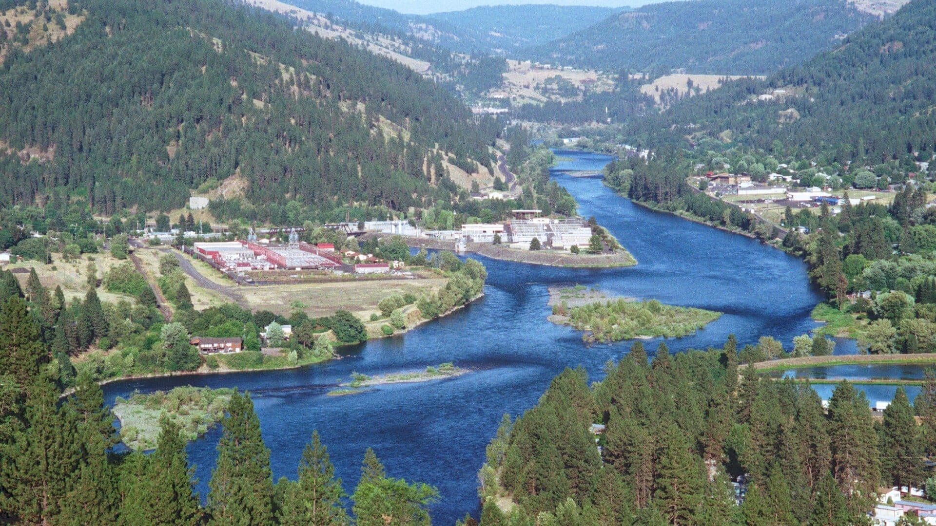 Clearwater River at Ahsahka Idaho
