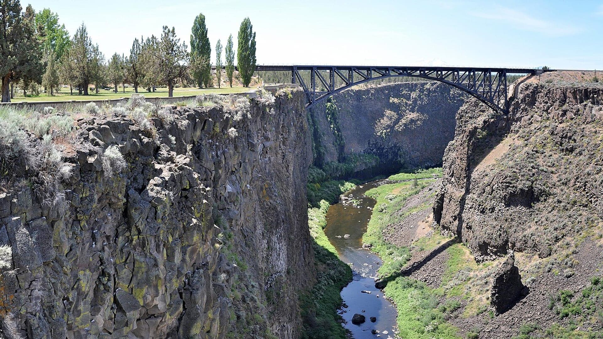 Crooked River water or watershed scenery in Oregon