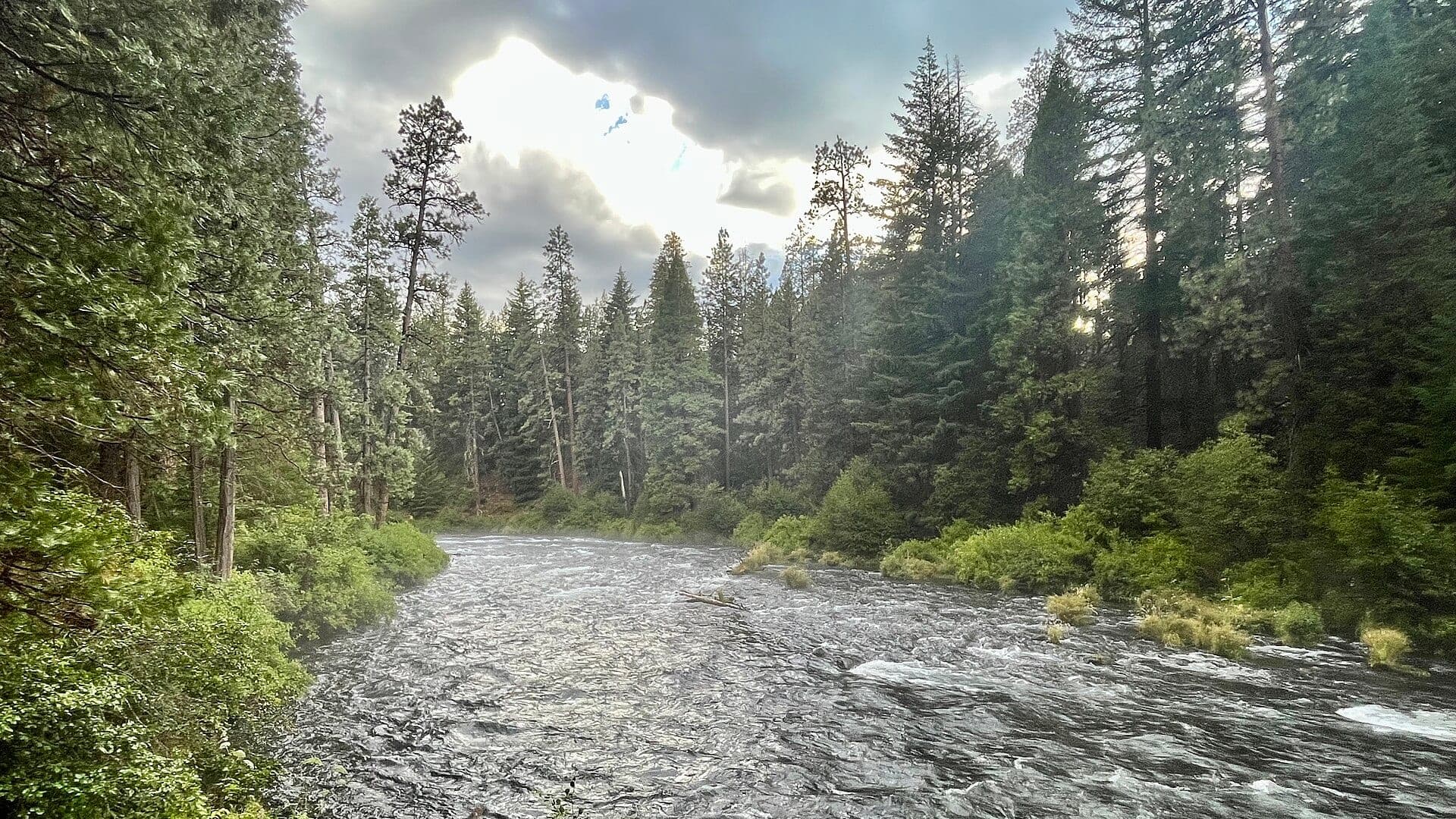 Metolius River water in Oregon