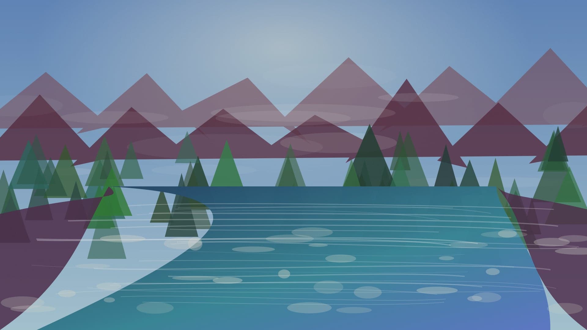 Generated regional Washington river scene for Grande Ronde River planning; not an exact location photo