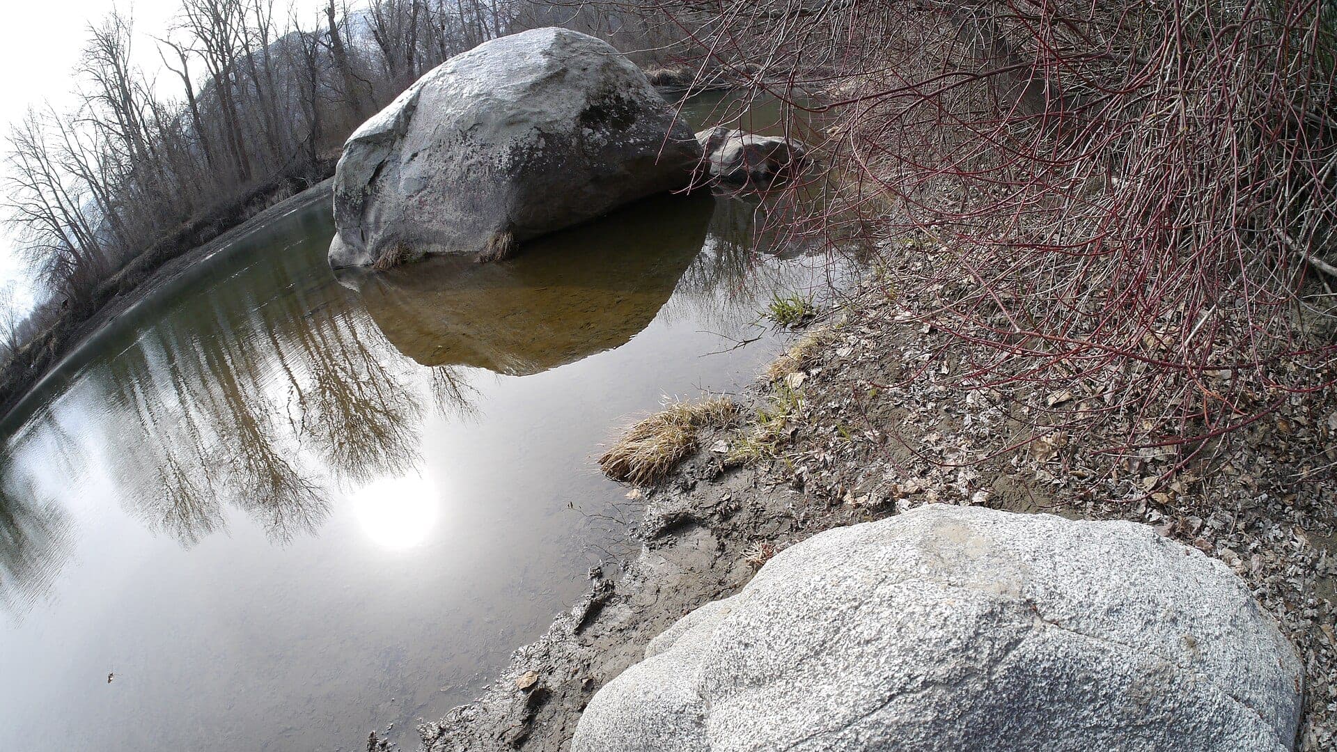 Wenatchee River water or watershed scenery in Washington