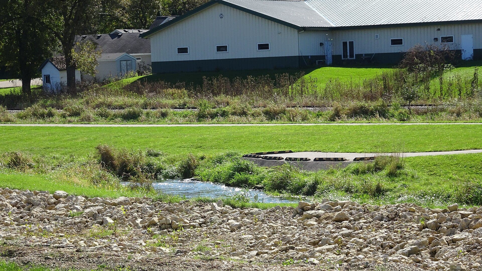 Black Earth Creek water or watershed scenery in Wisconsin