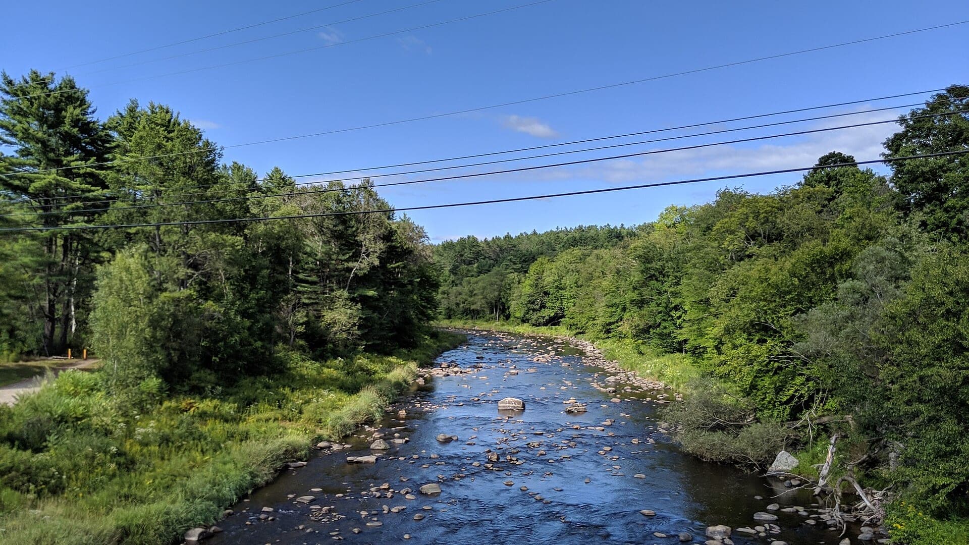 Sugar River water at Kelleyville New Hampshire