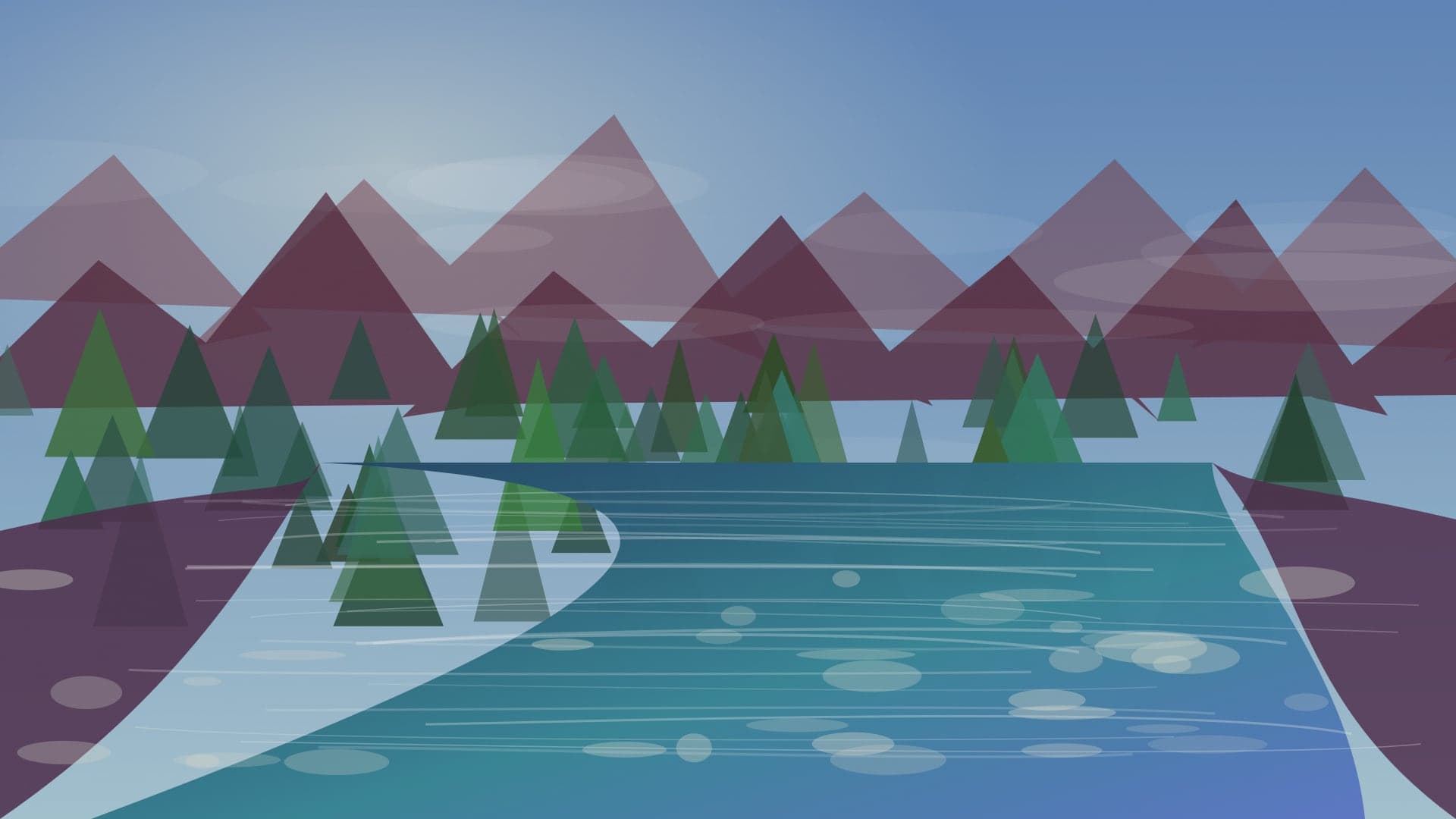 Generated regional Utah river scene for Yellowstone Creek planning; not an exact location photo